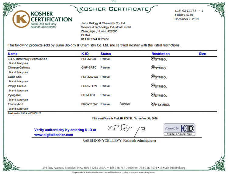 Zhangjiajie Jiurui Biotechnology Co., Ltd.